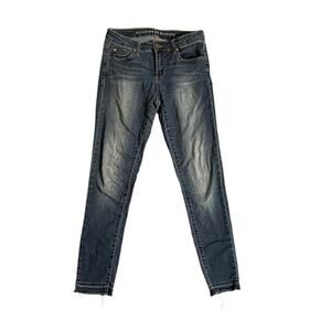 Articles of Society Womens Mid-High Rise Skinny Size 25 Medium Wash Denim Jeans